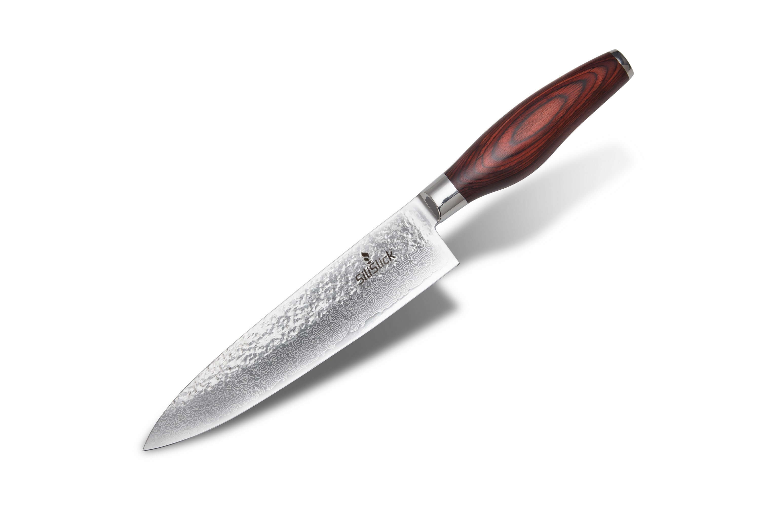Damascus Steel Knife - Chef Hammered Blade