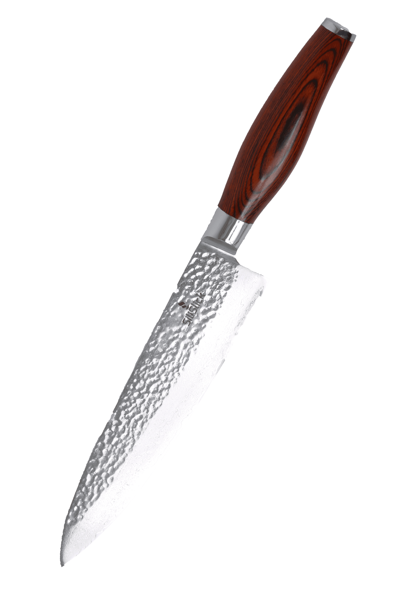 Damascus Steel Knife - Chef Hammered Blade